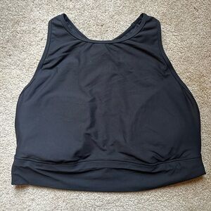 Calia Long Lined Sports Bra - Black - Size XXL